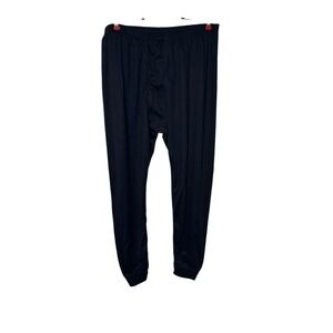 Rei Men's Sweatpants Jogger Pull On Elastic Waist Active Workout Gym Black Sz.XL